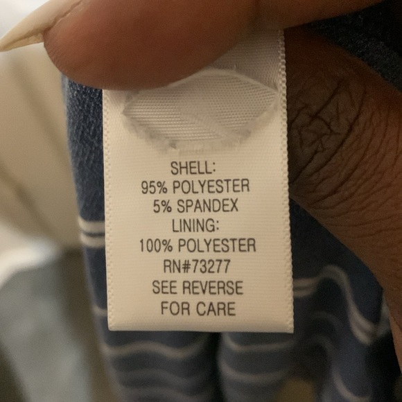 Blue and white stripe dress - Picture 4 of 4